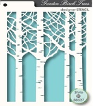 Маска от Memory Box -  STENCILS- Birch Trees