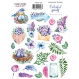 Набір наліпок (стікерів) Colorful spring 106, ТМ Фабрика Декору
