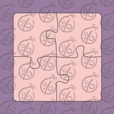 Чипборд "Пазл великий"