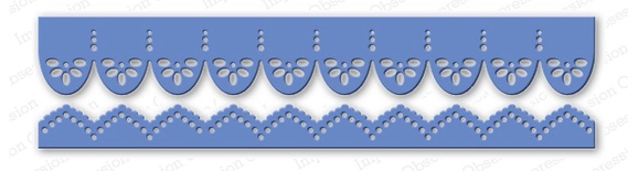 Нож для вырубки от Impression Obsession - Border Duo 1 Die Set