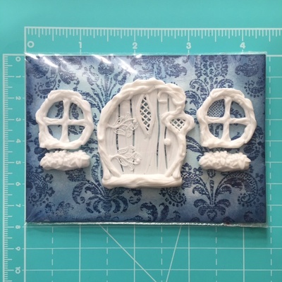 Набір пластикових прикрас: двері і віконця від E.В.A., см