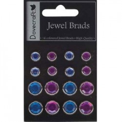 Брадсы Dovecraft - Jewel Brads – Purple and Blue