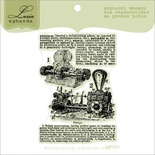 Акриловый штамп Lesia Zgharda StP003 Стимпанк механизм, размер 4,9х7 см.