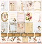 Аркуш одностороннього паперу Scrapmir - Картинки з колекції Ніжність, 30x30 см