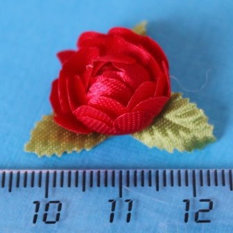 Цветочки пиона, цвет красный, 1 шт.