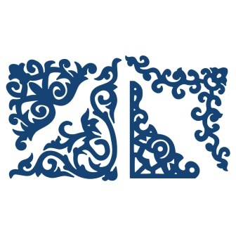 Ніж для вирубки від TatteRed Lace - Victorian Borders & Corners - куточки