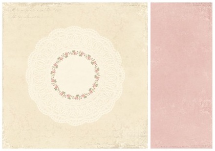 Аркуш двостороннього паперу для скрапбукінгу від Pion Design - Doily - For Mother, 30x30