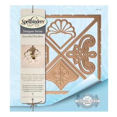 Ножи от Spellbinders – Graceful 6X6 Frame Maker