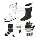 Акриловий штамп Lesia Zgharda N052 осінна історія, набір з 10 штампів