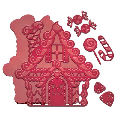Ножи от Spellbinders – Gingerbread House - Имбирный пряничный домик 