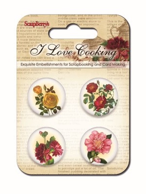 Набір металевих фішок №3 від ScrapBerryʼs - Готуємо вдома