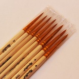 Пензель з синтетики кругла. Ручка коротка 1310, №4