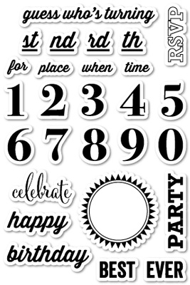 Силіконовий штамп від Memory Box - Party Time