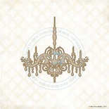 Чипборд Blue Fern Studios - Elegant Chandelier