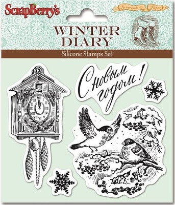 Набор штампов  от ScrapBerry's - Зимний дневник-1