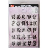 Штамп силиконовый 14x18см "Алфавит большой", "О" - 1,7х2см