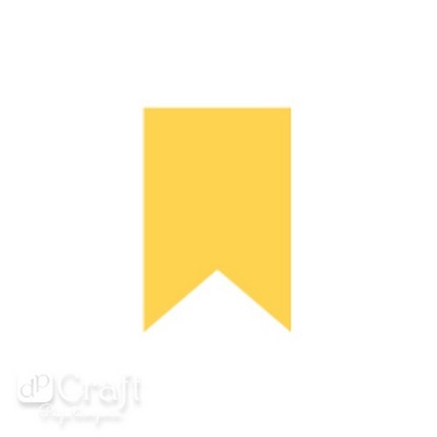 ДЫРОКОЛ ФИГУРНЫЙ 2,5СМ ФЛАЖОК ПРЯМОУГОЛЬНЫЙ, TM dpCraft (Dalprint)