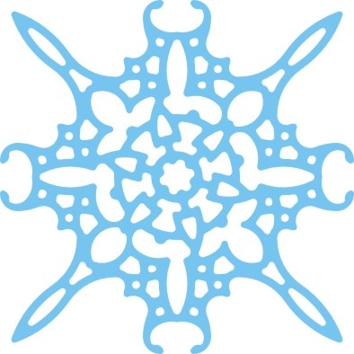 Ніж для вирубки Large Snowflake від Cheery Lynn Designs