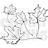 Акрилові штампи дизайну Елена Виноградової "Осіннє листя"