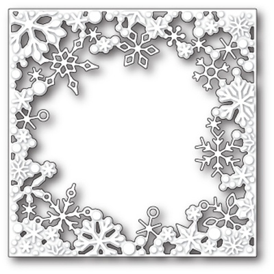 Ножи от Memory Box - Dancing Snowflake Square craft die