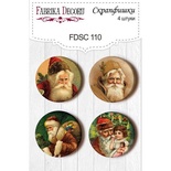 Набор скрапфишек Фабрика Декору из 4 шт FDSC 110