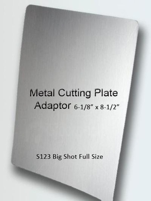 Металева пластина - адаптер - Large Metal Adaptor Plate 6 - 1/8"x8 - 1/2