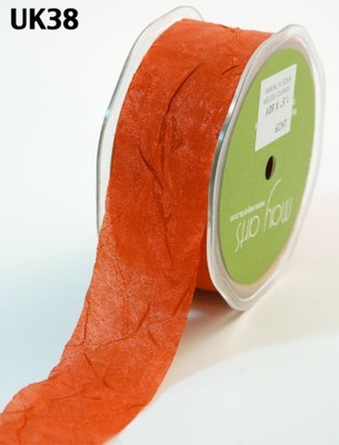 Шаббі - Стрічка SILKY/CRUSH, колір BITTERSWEET, ширина 38 мм, довжина 90 см