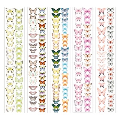 Набір смужок з картинками для декорування Метелики, ТМ Фабрика Декору