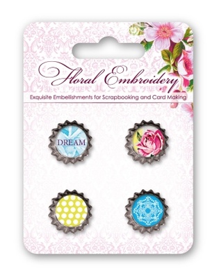 Набір декоративних пробок від Scrapberry.s - Eлегія