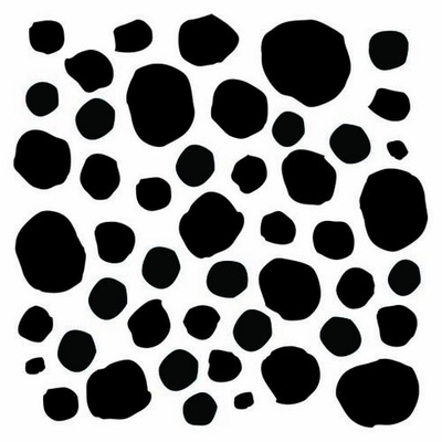 Маска The Crafter's Workshop - Mini Template Messy Circles, 15х15см