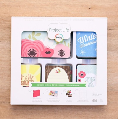 Набір карток Project Life by Becky Higgins - Core Kit - All Seasons, 616 штук