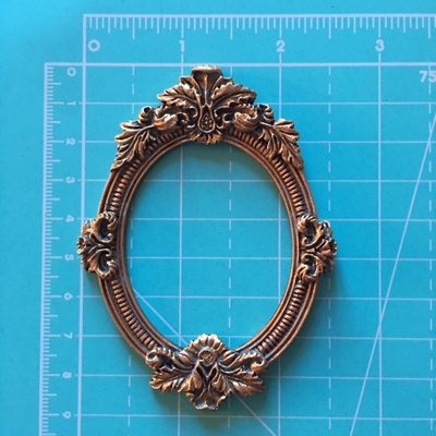 Гіпсова рамка під античне золото від E.В.A., 8,8x6,6 см, 1 шт.