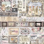 Набір наліпок Bo Bunny - Winter Wishes - Sticker Combo, розмір 30x30 см