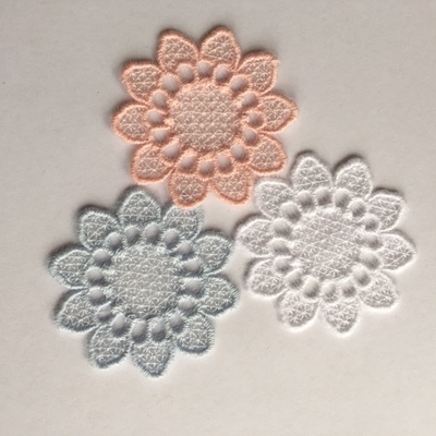 Декор ажурний — кольоровий від Allmacrfat, колір на вибір, 6 см, 1 шт