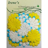 Декоративні квіти різних кольорів, розмір упаковки: 12x16,5см, 20 шт.