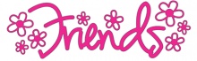 Ніж для вирубки Friends 1 від Cheery Lynn Designs, 1 шт.