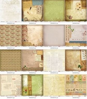 Набор бумаги для скрапбукинга Внутри моего лета, 30,5х30,5см, 8 листов от ScrapBerry's - Внутри моего лета