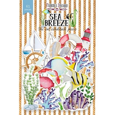 Набор высечек, коллекция Sea breeze, 61 шт., ТМ Фабрика Декора