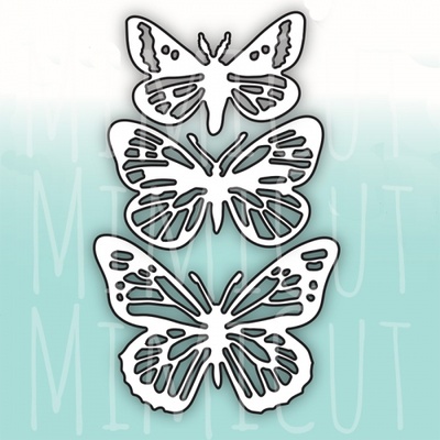 Нож для вырубки от MiMiCut - Крылатое трио, 37*26, 47*28, 53*39мм