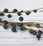 Веточка черноплодной рябины, средние ягодки, длина 40 см