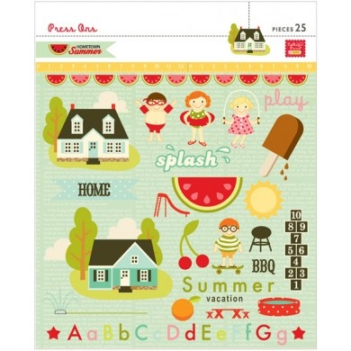 Натирки від Pink Paislee - Hometown Summer Collection Press Ons