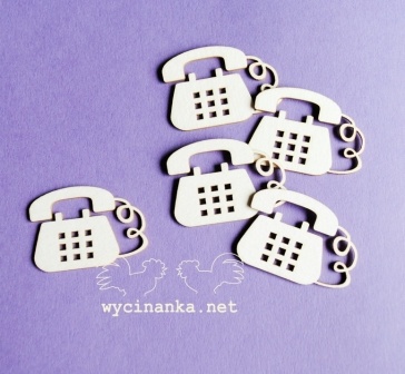 Чипборд від Wycinanka "telefony" - телефони, 2,4 x3,3