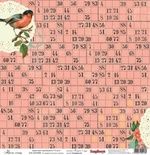 Папір для скрапбукінгу від ScrapBerryʼs 30x30см односторонній трелі птахів