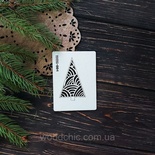 Чипборд Ялинка 04 від WOODchic, 7x4 см