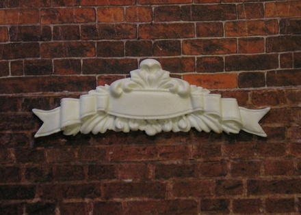 Пластиковый декор от Е.В.А - Вензель, 7,8х2,5см