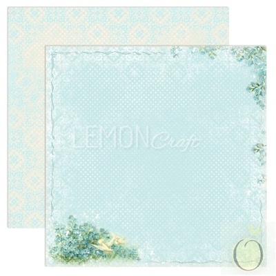 Бумага для скрапбукинга LemonCraft - Forget Me Not - 04, двусторонняя, 30х30 см, 1 лист
