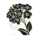 Акриловый штамп Lesia Zgharda FL048a Соцветие, размер 4.4х5.5 см