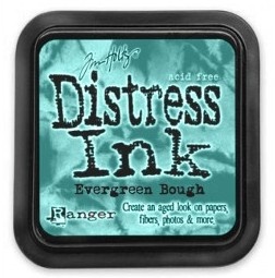 Штемпельная подушка Ranger Distress Ink Pad - Evergreen Bough