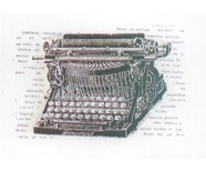 Акриловый штамп La Blanche - Typewriter Stamp