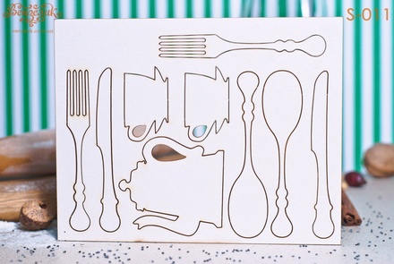 Кухонний набір 03, розмір: 0,087 х 0,178 см